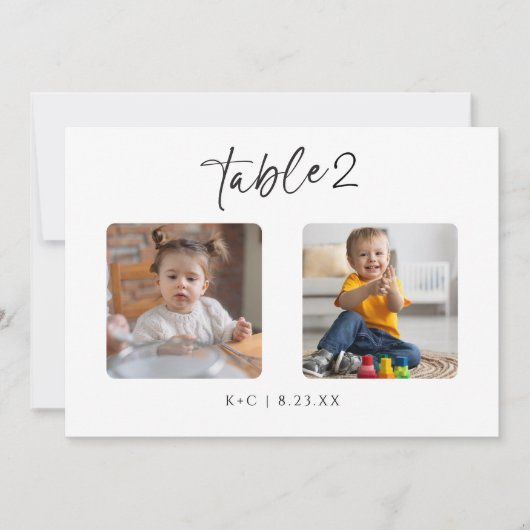 Bindingstabel Foto's op leeftijd Modern Fun Kaart (Voorkant)