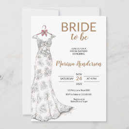 Bindjurk Bridal Shower Kaart