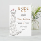 Bindjurk Bridal Shower Kaart (Staand voorkant)