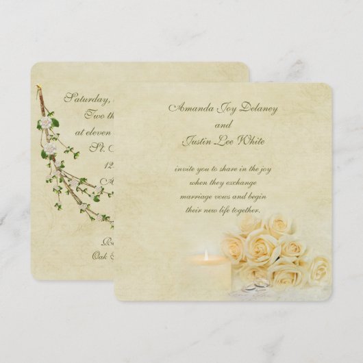 Bindkaarslicht en -ringen kaart (Voorkant / Achterkant)