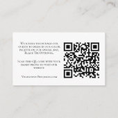 Bindkleding code QR-code invoegen Informatiekaartje (Achterkant)