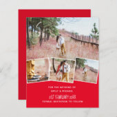 Bindkleuren ZWART en RED BUDGET Opslagdata (Voorkant / Achterkant)