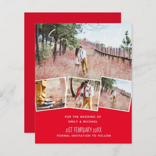 Bindkleuren ZWART en RED BUDGET Opslagdata (Voorkant / Achterkant)