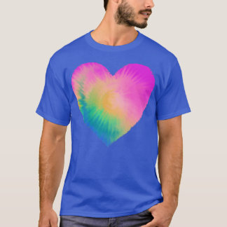 Bindkleurstof hart t-shirt