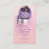 Bindkoeken, gebak visitekaartje (Achterkant)