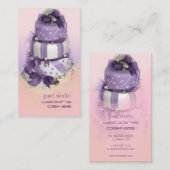 Bindkoeken, gebak visitekaartje (Voorkant / Achterkant)