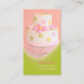 Bindkoeken, gebak visitekaartje (Voorkant)