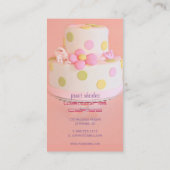 Bindkoeken, gebak visitekaartje (Achterkant)