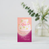 Bindkoeken, gebak visitekaartje (Staand voorkant)