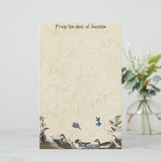 Bindkolk van vogels — Papier voor handgemaakt papi (Staand voorkant)