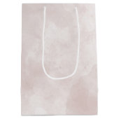 Bindkosmos stroomt op roze medium cadeauzakje (Achterkant)