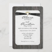 Bindlint in Gold Heart op hout Kaart (Voorkant)