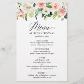 Bindmenu Chic Blush Pink White Floral (Voorkant)