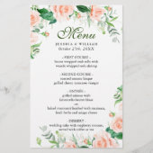 Bindmenu Elegant Blush Rozen Floral (Voorkant)