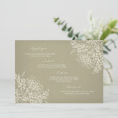 Bindmenu  Floral Menu (Staand voorkant)