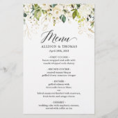 Bindmenu Natuur Groene witte roze Floral (Voorkant)