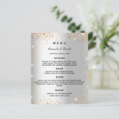 Bindmenu zilver goudglitter sparkles (Staand voorkant)