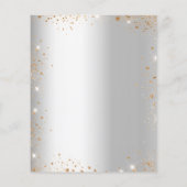 Bindmenu zilver goudglitter sparkles (Achterkant)