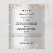 Bindmenu zilver goudglitter sparkles (Voorkant)