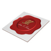 Bindmonogram Tegeltje (Zijkant)