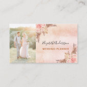 Bindplanner pampas gras QR code Visitekaartje (Voorkant)