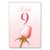 Bindroze tabelnummers van één roos kaart (Voorkant)