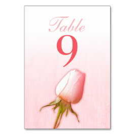 Bindroze tabelnummers van één roos kaart