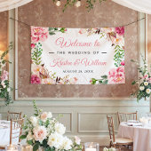 Bindroze Waterverf Spandoek