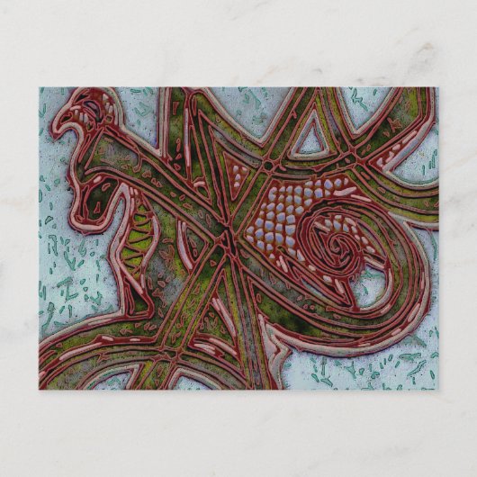 bindrune feestdagenkaart (Voorkant)