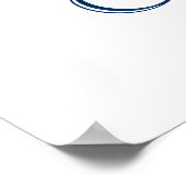 Bindseinen, KAARTEN en GIFTS, in nautische stijl Poster (Hoek)