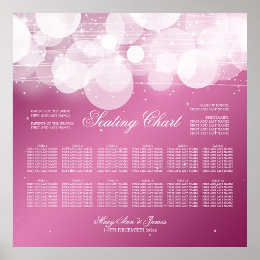 Bindstoeltje Gloed & Sparkle Pink Poster (Voorkant)