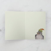 Bindt de baby-spotvogelkaart kaart (Binnen)