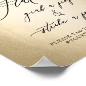 Bindteken voor Calligrafie-script Selfie-station Poster (Hoek)