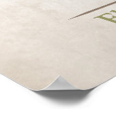 Bindtekenboom - Rustic Poster (Hoek)