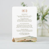 Bindtussenvoegsel INFO en details Toscane Kaart (Staand voorkant)