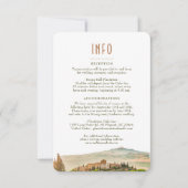 Bindtussenvoegsel INFO en details Toscane Kaart (Voorkant)