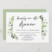 Binduitloper, gelukkig altijd na het eten kaart (Voorkant / Achterkant)