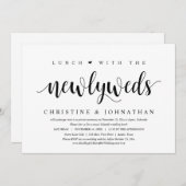 Binduitloper, lunch met de Passen getrouwd Kaart (Voorkant / Achterkant)