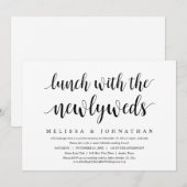 Binduitloper, lunch met de Passen getrouwd Kaart (Voorkant / Achterkant)