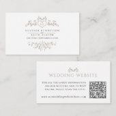 Bindwebsite QR code hartreleaf monogram Enclos Informatiekaartje (Voorkant / Achterkant)