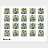 Bindweed, bord 26 van 'De Dames' Vierkante Sticker (Vel)