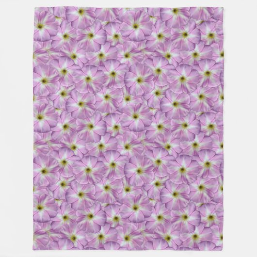 Bindweed Seamless Pattern Fleece Deken (Voorkant)