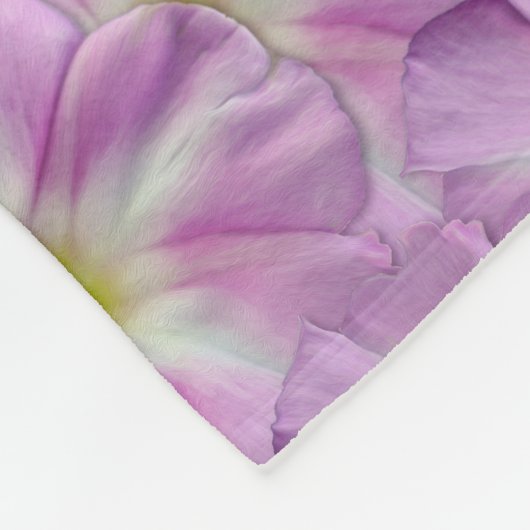 Bindweed Seamless Pattern Fleece Deken (Hoek)