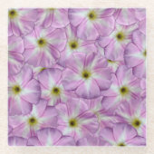 Bindweed Seamless Pattern Glazen Onderzetter (Voorkant)