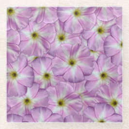 Bindweed Seamless Pattern Glazen Onderzetter