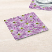 Bindweed Seamless Pattern Kartonnen Onderzetters (Schuin)