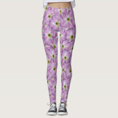 Bindweed Seamless Pattern Leggings (Voorkant)