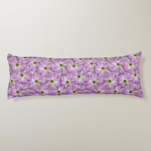 Bindweed Seamless Pattern Lichaamskussen (Achterkant)