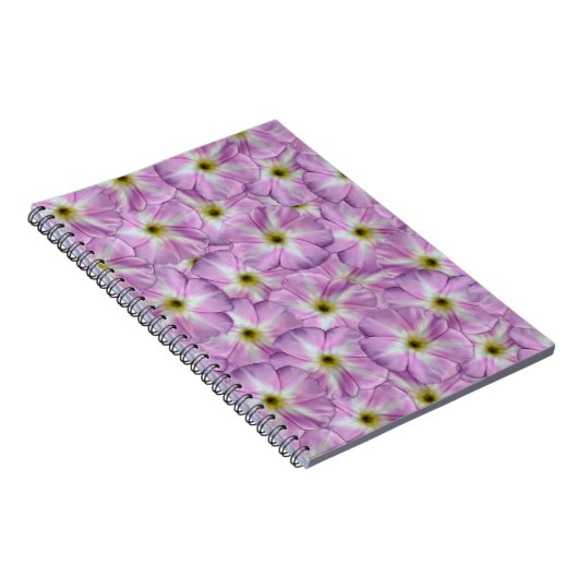 Bindweed Seamless Pattern Notitieboek (Rechterzijde)