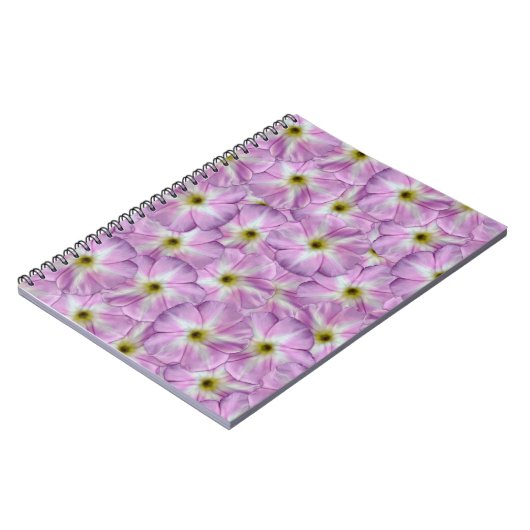 Bindweed Seamless Pattern Notitieboek (Linkerzijde)